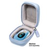 Alltravel Oximeter Case compatible with HealthTree Child Pulse Oximeter (Blue)
