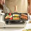 CALLARON Grill Pan for Stove - Nonstick Divided Grill Pan