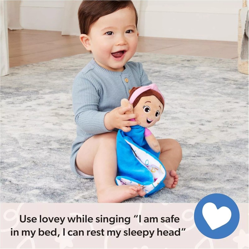 GUND Ms. Rachel Huggable Lovey Security Blanket Plush Toy