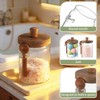 Suclain 2 Set 18 oz Glass Bath Salts Jar with