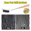 XUDAKAIXIN 18” Steam Grill Brush Bristle Free,with Extended Luxurious Acacia