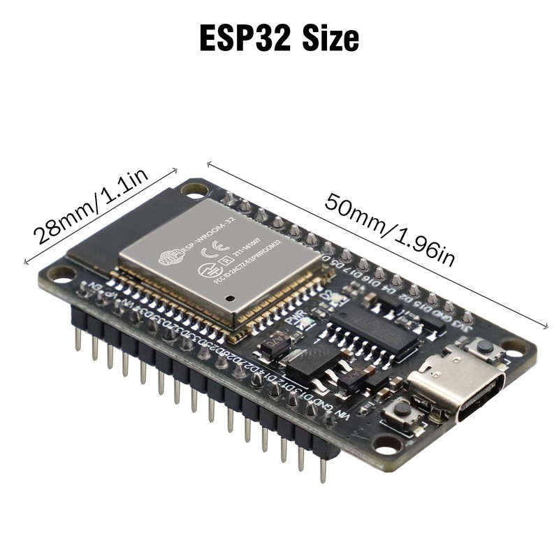ESP32 ESP32 Mini Development Committee RUIZHI 2 Pieces ESP-32S ESP32-WROOM-32D