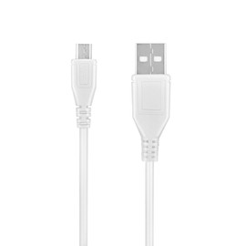 HISPD 5ft White Micro USB Cable PC Laptop Cord Service Cable Lead for SoundLink Bluetooth Mobile Speaker II 357550-1300 404600