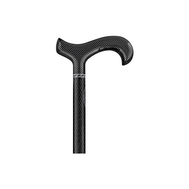 Royal RC Canes Triple Wound Carbon Fiber Black Derby Walking