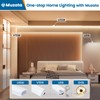 Muzata 5Pack 3.3FT/1M Spotless LED Channel with Hanging Wire No