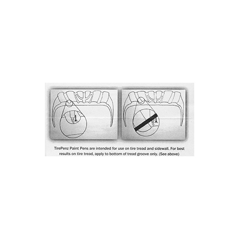 TIRE PENZ Tire Pen Kit, 0.3 fl oz (10 ml),