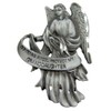 WJ Hirten Pewter Guardian Angel Visor Clip, 2 1/2 Inch