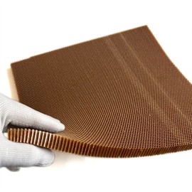 Diycoming 1pcs Aramid Honeycomb Core Sheet Panel 300x300x15mm Ultra-Lightweight for Repairing Boat,Frames