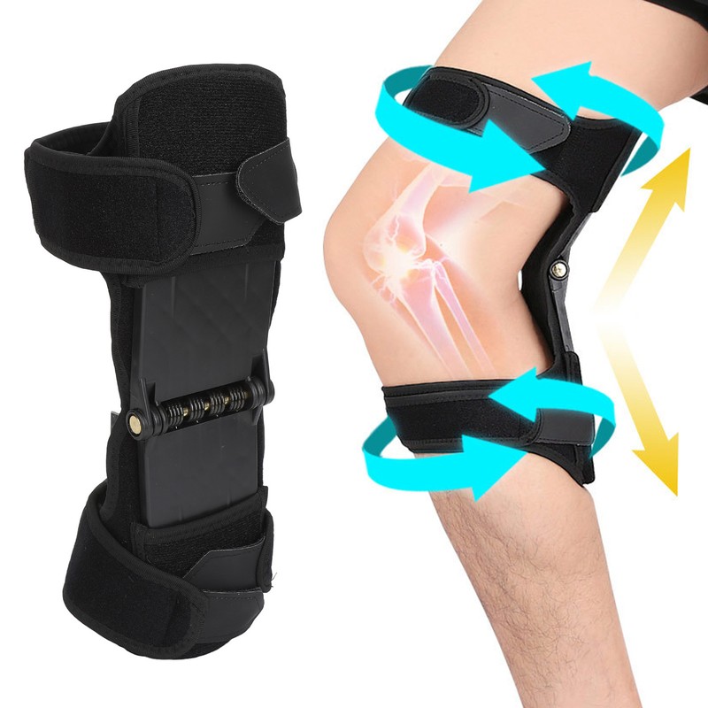 Knee Booster with 4 Springs Breathable Knee Brace Patellar Support