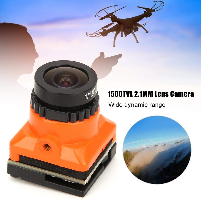 FPV Camera, High Definition 1500TVL 2.1 mm Lens OSD Mini