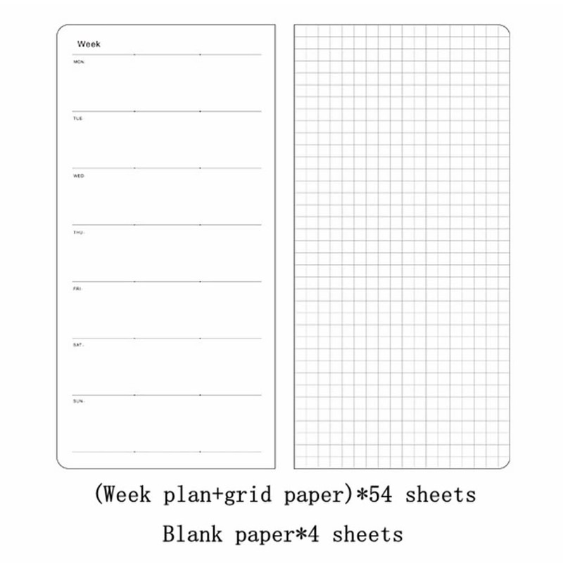 Undated Pocket Weekly Planner Schedule Organizer Agenda Year Month Week