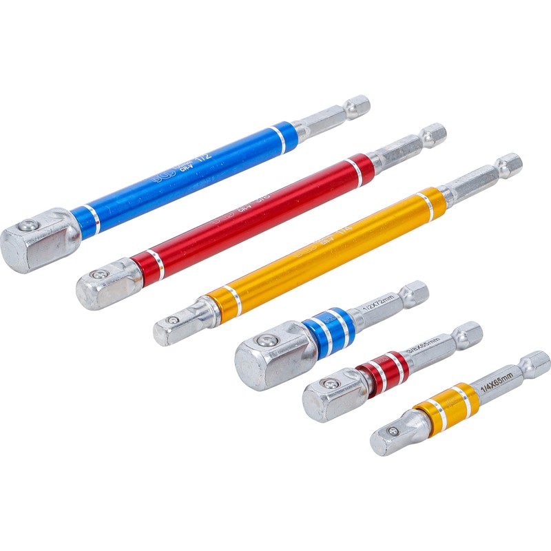 BGS 74424 | Adapter Set for Drills | Coloured |