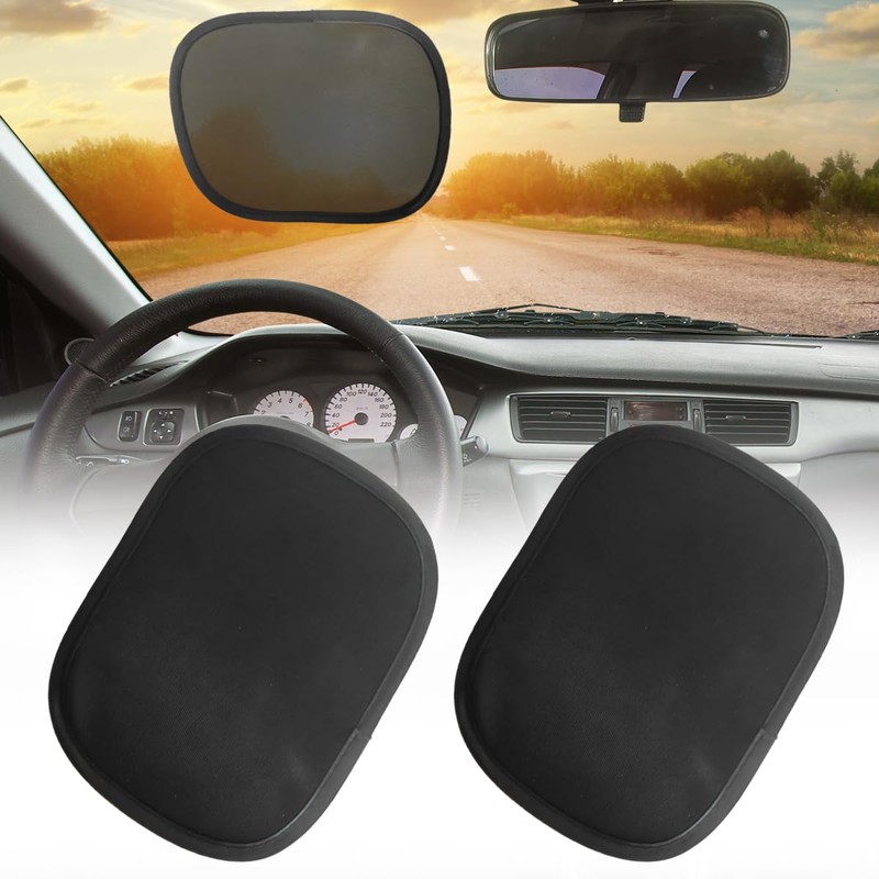 ZIMISI Miniature Static Cling Car Window Shades, UV Rays Block