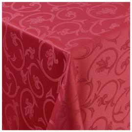 Damask Tablecloth Non-Iron Baroque Decoration Design Jacquard Table Cloth Many Sizes &and Colours