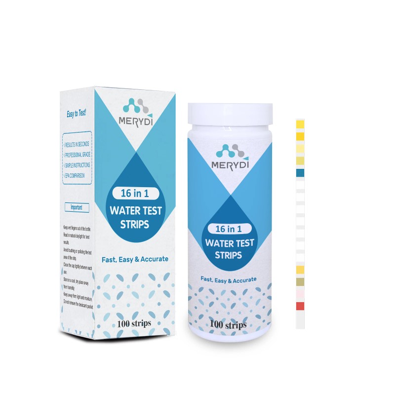 MERYDI-100PCS 16 in 1 Drinking Water Test Kits Home Water