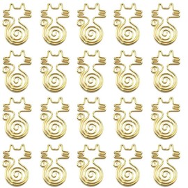 100PCS Cute Cat Shape Paper Clips Funny Bookmarks Planner Clips Metal Decorative Clips Paper Clamps for School Office Home (Gold)