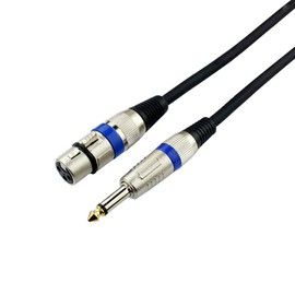 Canon Conversion Cable, Microphone Cable, XLR Cable, XLR to Phone XLR Cable, Male to Female (0.5m)