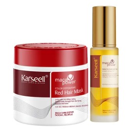 Karseell Tratamient Cabello Reparadora Rojo Crema+aceite2en1