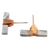 Nacnic Set of 6 rectangular stone and wood knobs. 63
