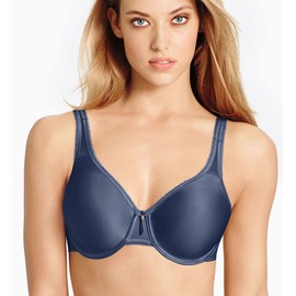 Wacoal Women's Basic Beauty Unlined Full Figure Underwire Bra, Natural Nude, 44H