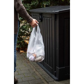 Premiumline Bin Liners 5 Litres Pack of 3 Size: 34 x 36 cm Particularly Tear-Resistant and Waterproof with Carry Handle / Handle Pack of 120