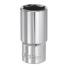 HARFINGTON 6-Point Socket 3/8" Drive 24mm Deep 2.52" Length 45#