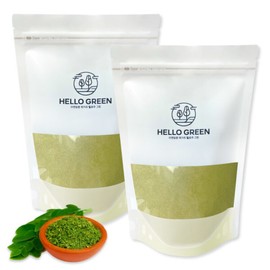Hello Green Moringa Leaf Powder 500gX2 (Pack) Total 1kg / 헬로우그린 모링가잎 분말 500gX2(팩) 총1kg