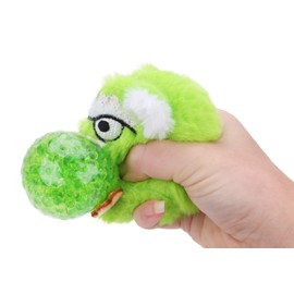 Toyland® 8cm Furry Monster Jelly Squeezers - Children's Novelty Toys (GREEN OR BLUE)