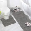 Famibay Bath Mat Non Slip Washable Bathroom Mat Super Absorbent