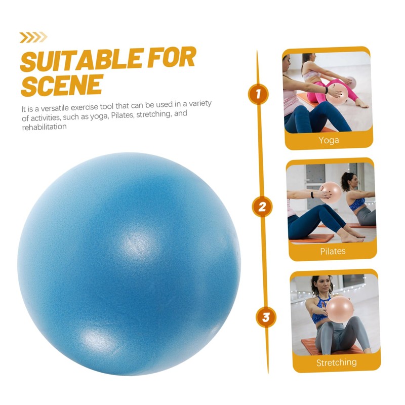 BUGUUYO Exercise Ball Small Pilates Gym Exercise Ball Yoga Supply