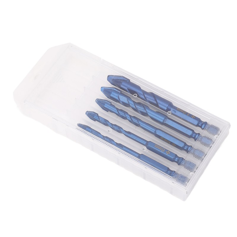 5Pcs Crooked Head Eccentric Drill Special High Strength Twist Bit