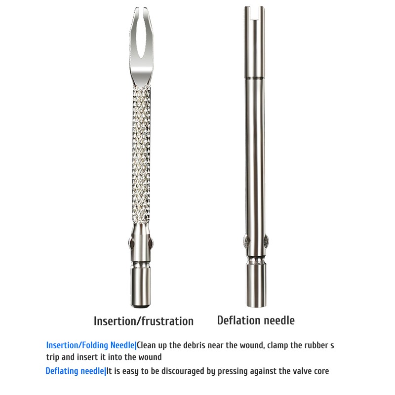Tubeless Tire Repair Kit Fixes Mountain Bike and Road Tire