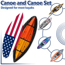 DTESL Scratch-Resistant Foldable Kayak Cover Accessories/Canoe Cover, Waterproof & Dustproof Outdoor/Indoor Storage & UV Protection SUP Paddle Boards Cover. (Suitable for(4.1-4.5m/12.3-13.5ft) kayak)