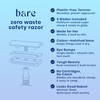 Ultra-Minimal Safety Razor – Light Blue - Reusable, Zero Waste