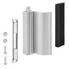 3-3/4" Aluminum Alloy Frameless Shower Door Handle with Metal Strike,