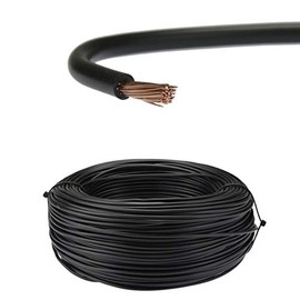 BMF DIRECT TRI RATED 12V 240V RED/BLACK PANEL & POWER SWITCH AUTO CABLE WIRE AUTOMOTIVE Black 2.5mm² (30 Amp), 10 Metres