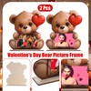 ZhowHoHo 2 PCS Valentine's Day Picture Frame 4 x 6