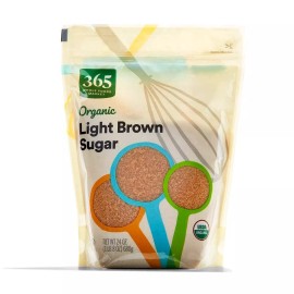 "365 by Whole Foods Market" 365 by Whole Foods Market, Organic Light Brown Sugar, 24 Ounce