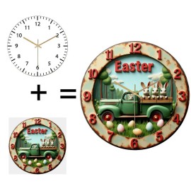 30cm Diameter Glass Wall Clock that Perfectly Marries Function with Decorative Formsheet size: 12 in, color: White