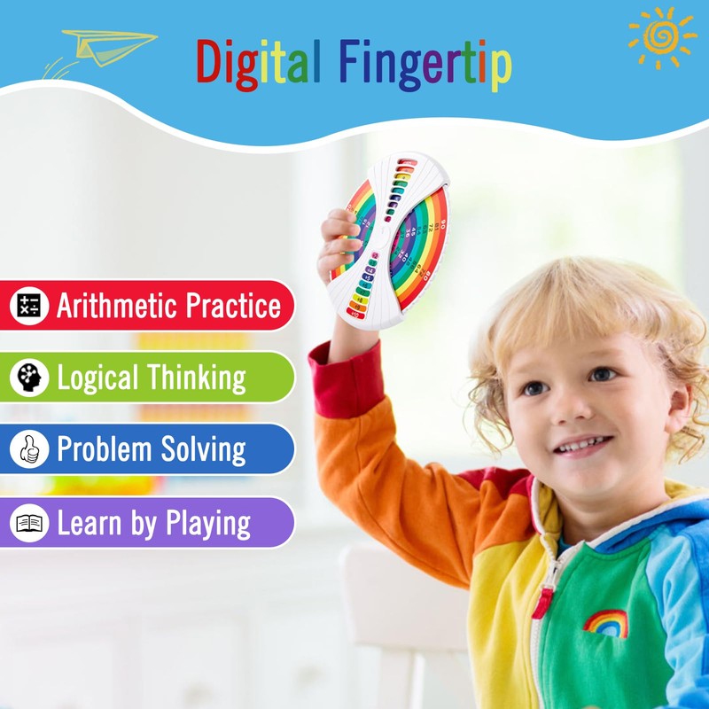 Pack of 2 Maths Fidget Spinner Modern Interactive Math Learning
