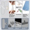 ROCONTRIP Phone Lanyard Tab TPU Phone Tether Tab Transparent Phone