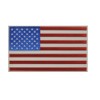 American Flag Patch - White Trim Matte Flex Iron on