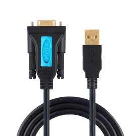 TECHTOO USB 2.0 to Serial Adapter RS232 Cable USB Serial Cable Converter with Prolific Chip Gold Plated for Win10/8.1/8/7/Vista/XP/2000/Andorid/Linux/Mac OS X10.6 & Above (Prolific-3ft)