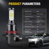 AUIMSOCO 9005 9006 LED Headlight Kit Combo Bulbs 10000K High