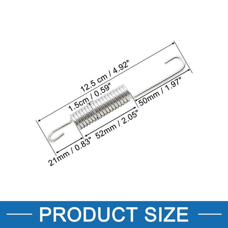 A ABSOPRO 12.5cm Motorcycle Foot Bracket Kickstand Return Spring Side