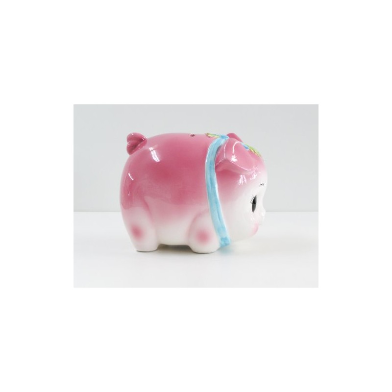 ピギーバンク 豚 貯金箱 大 ピンク S-60A