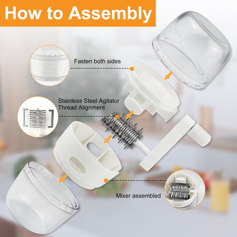 GZLCEU Manual Nut Mill, Small Nut Mill with Hand Crank