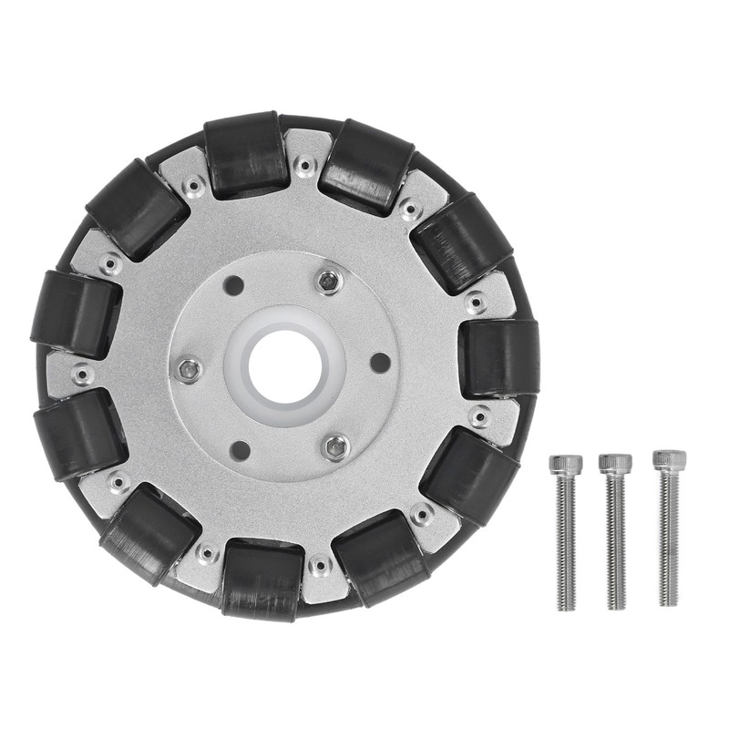 127mm Double Aluminum Omni Wheel with Bearing Rollers Omni Directional