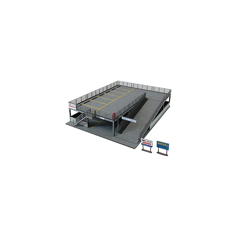 Sankei 1/150 Nostalgic Diorama Series Parking Lot A Paper Craft