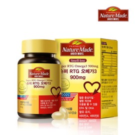 Nature Made Super RTG Omega 3 900mg / 네이처메이드 슈퍼 RTG 오메가3 900mg